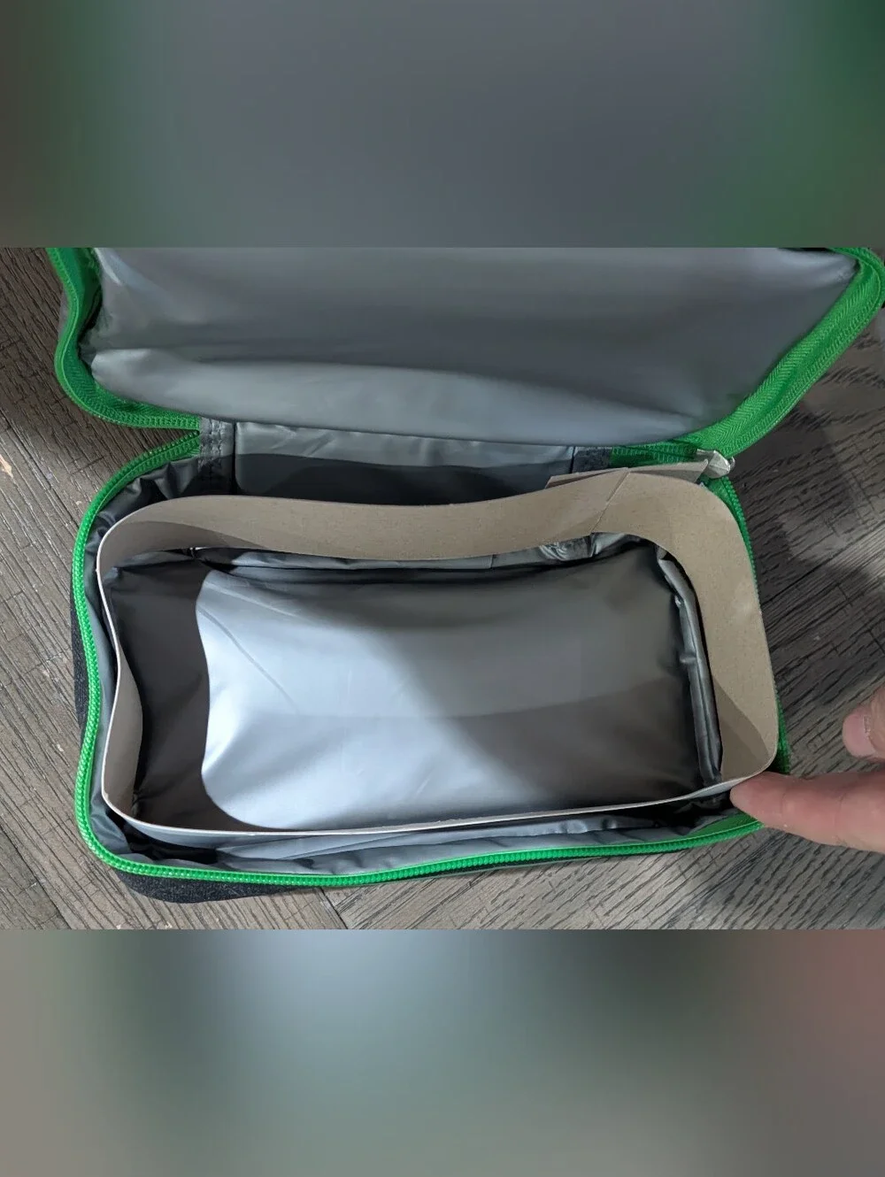 Brand New Minecraft Creeper Dual Compartment Insulated Tote Case Lunch Bag